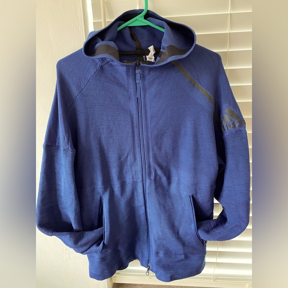 Adidas full zip running jacket